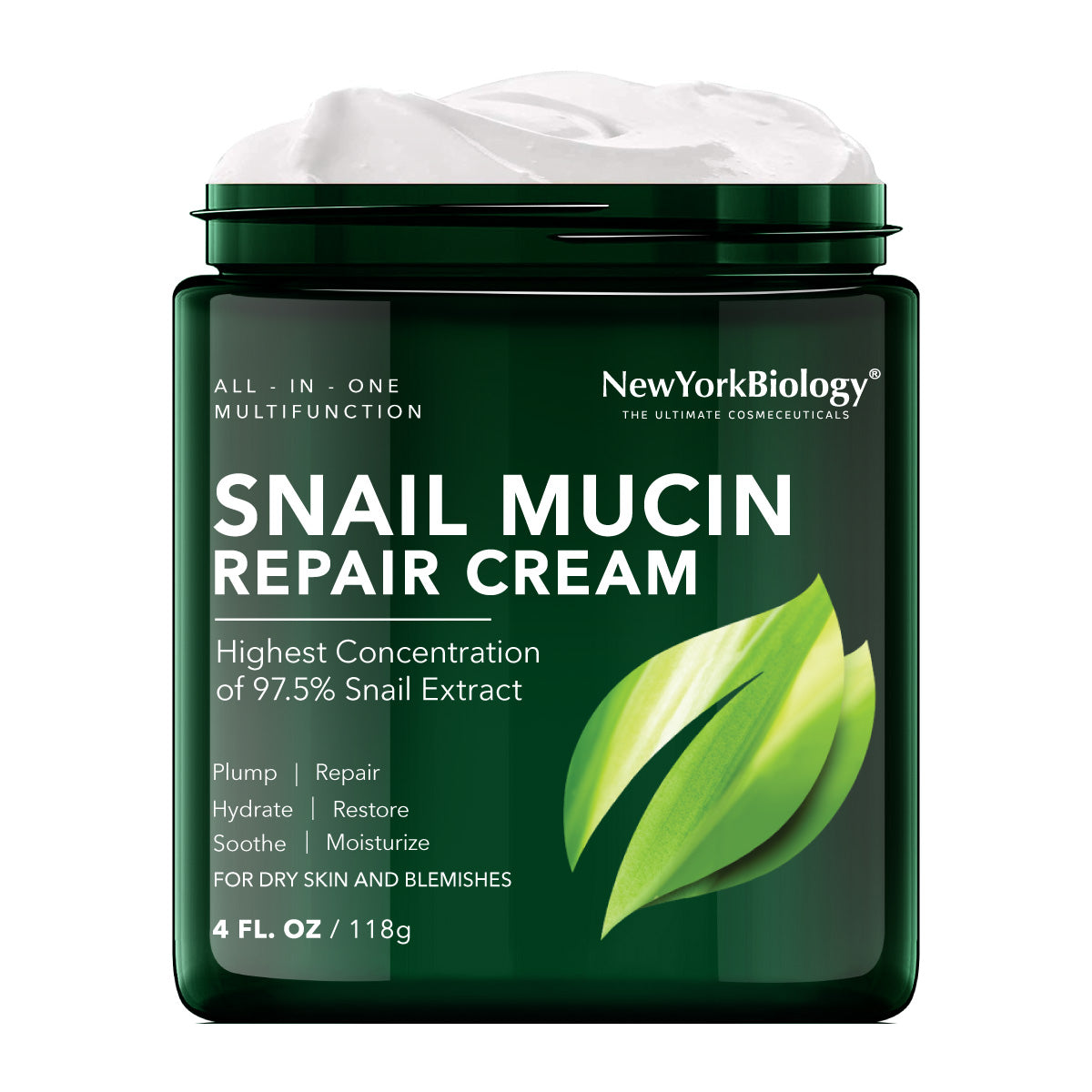 Snail Mucin Moisturizer Face Cream 4 Fl. oz