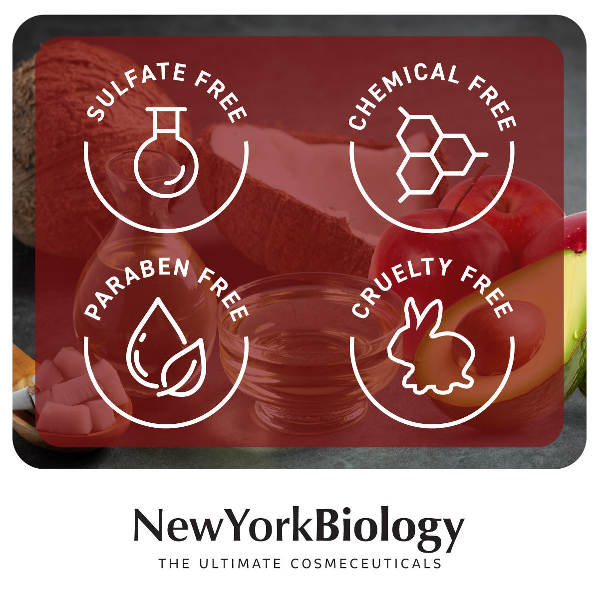 Apple Cider Vinegar Shampoo & Virgin Coconut Avocado Conditioner Set 16 oz