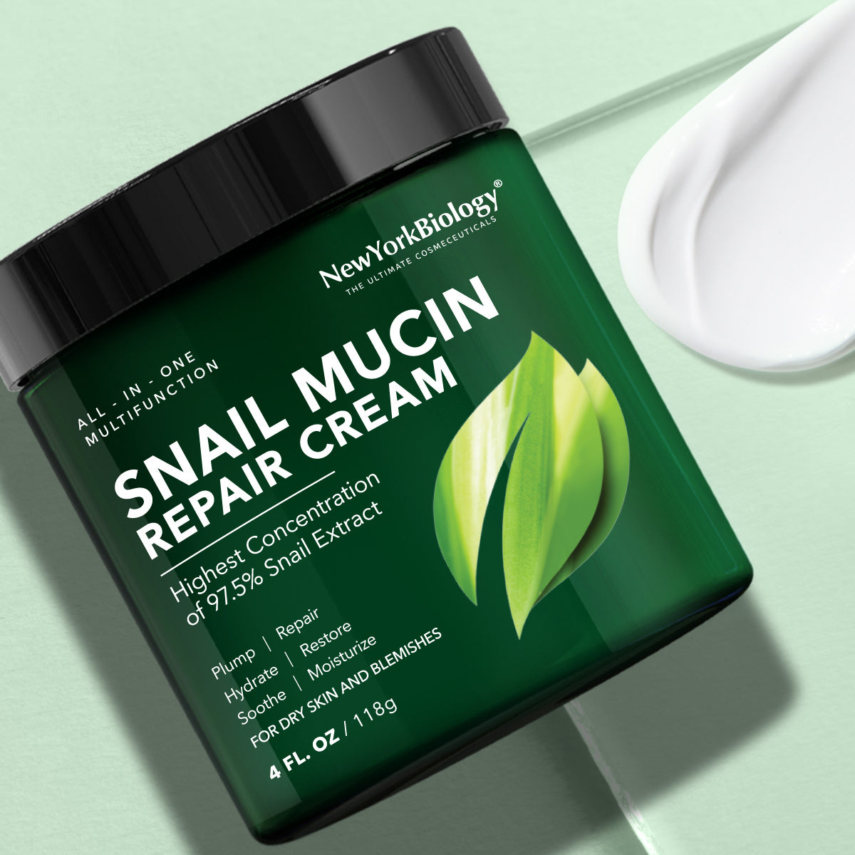 Snail Mucin Moisturizer Face Cream 4 Fl. oz