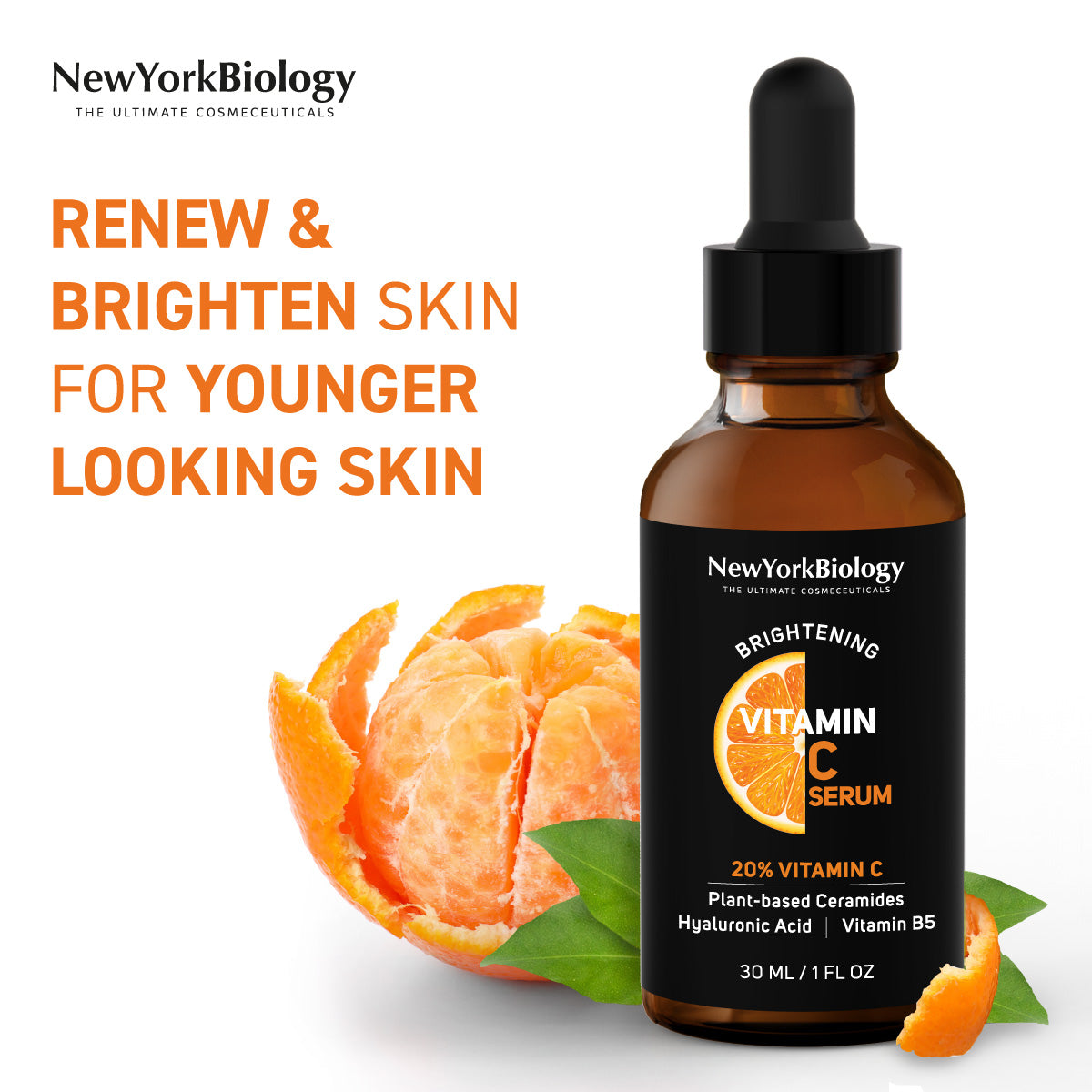Vitamin C Serum for Face with Hyaluronic Acid 1 oz