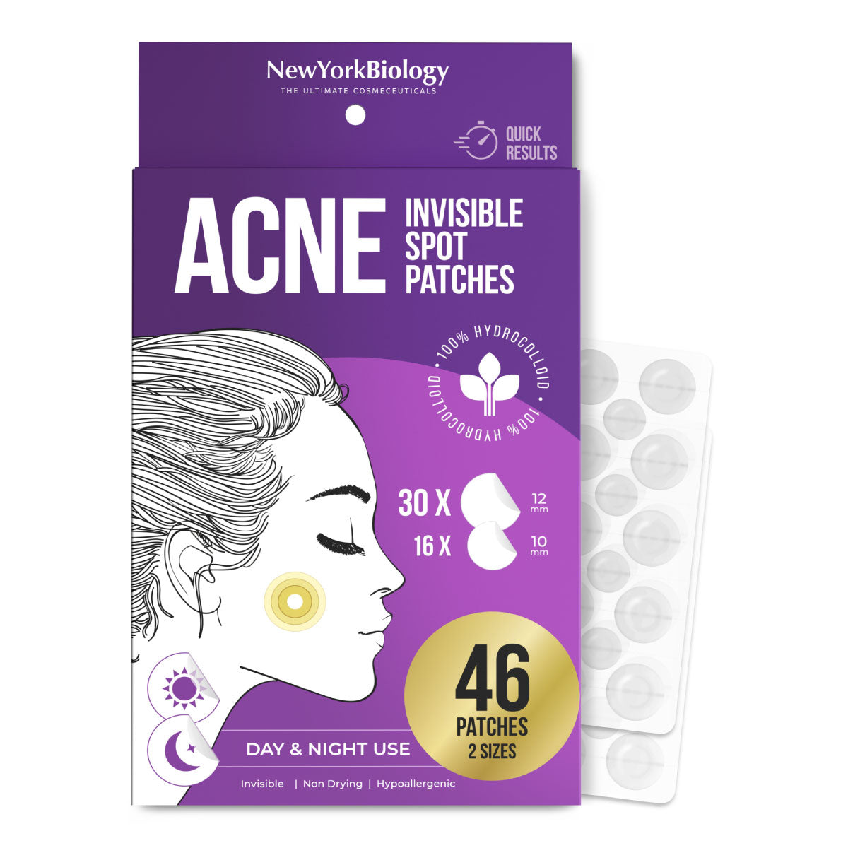 Invisible Pimple Patches to cover Pimples, Zits, Acne and Blemishes on Face and Skin