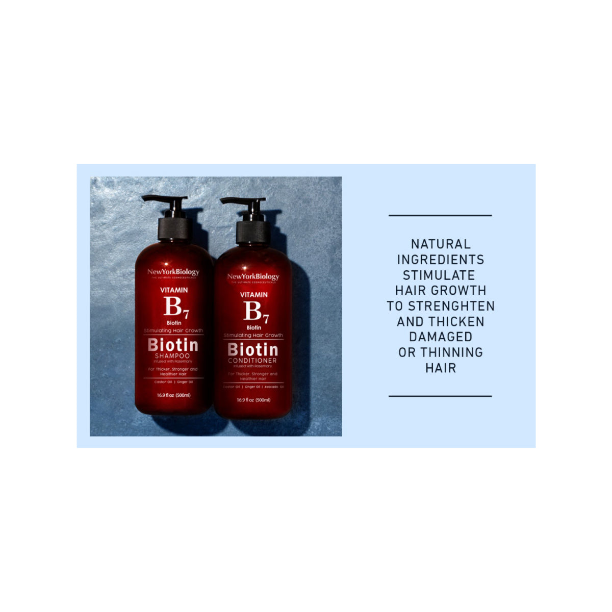 Biotin Conditioner for Hair Growth and Thinning Hair 16 oz