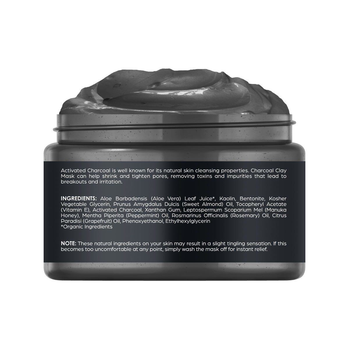Activated Charcoal Facial Mask 6 oz