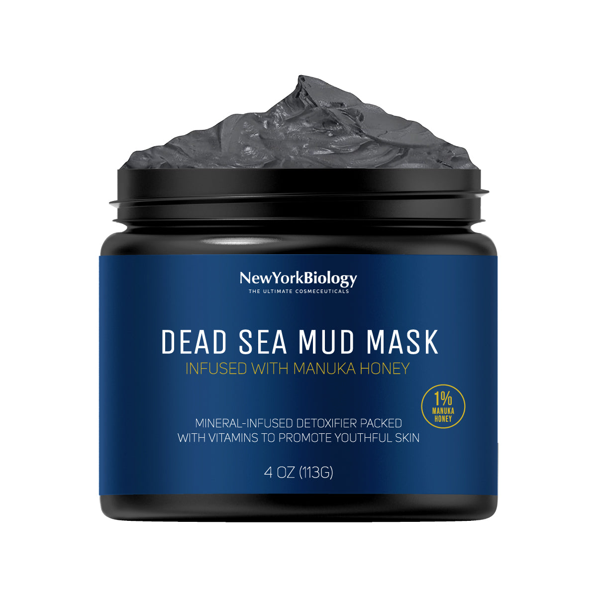 Dead Sea Mud Mask with Manuka Honey - 4 oz