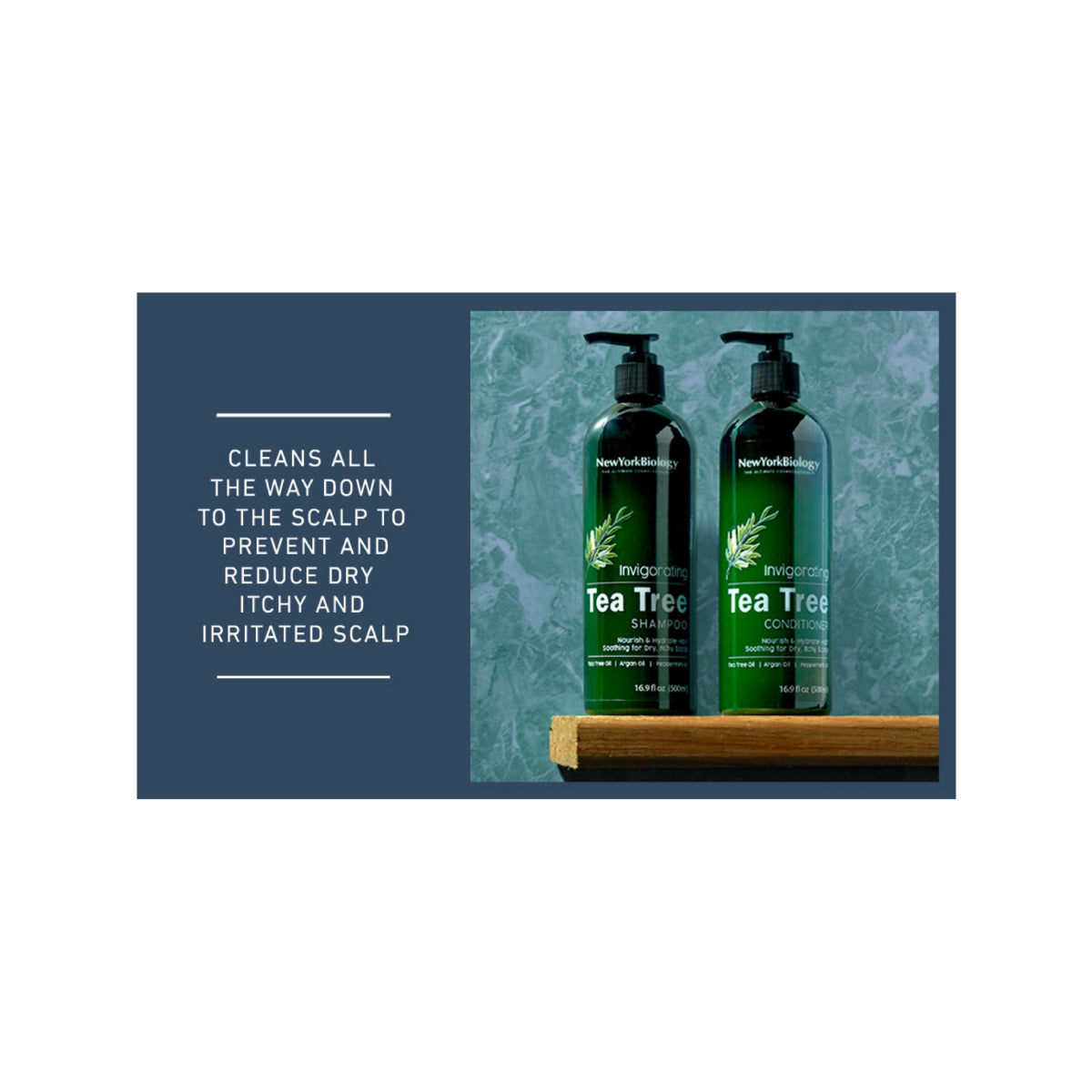 Tea Tree Shampoo - Deep Cleanser - 16.9 fl Oz