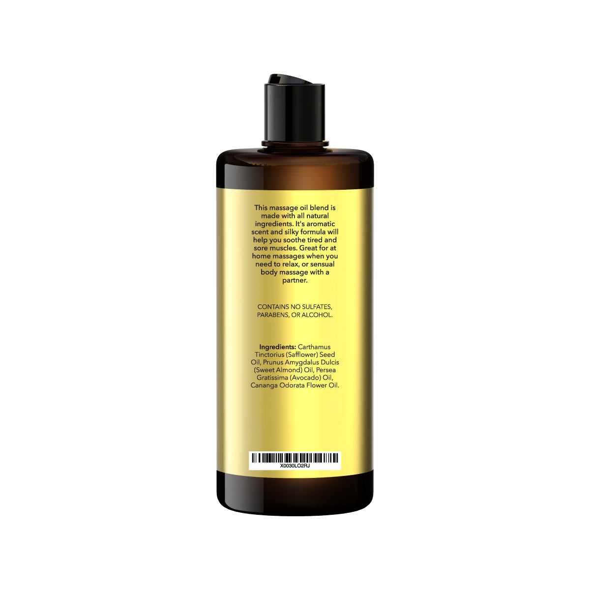 Ylang Ylang Massage Oil 16 Fl. Oz - Made with 100% Natural Oils