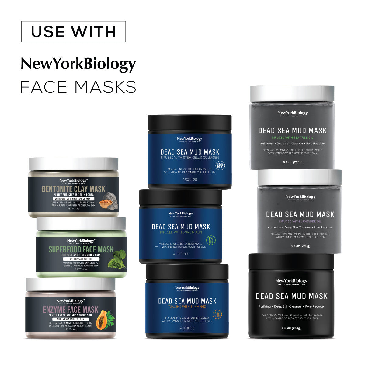 Face Mask Brushes Applicator Set 3 pcs