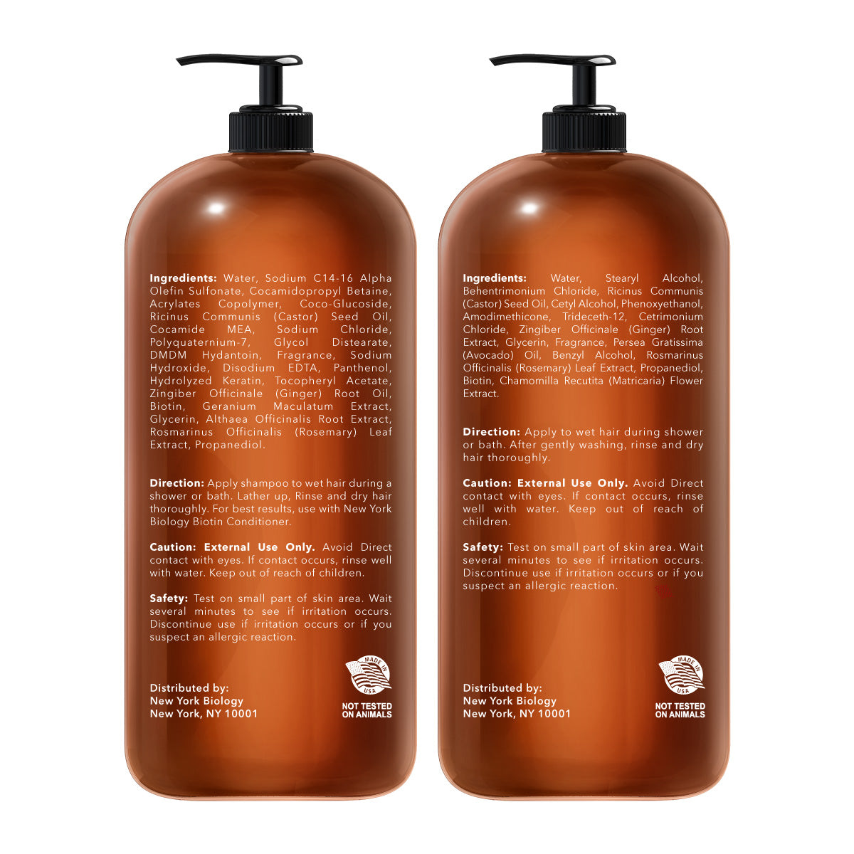Biotin Shampoo and Conditioner Set 16 oz