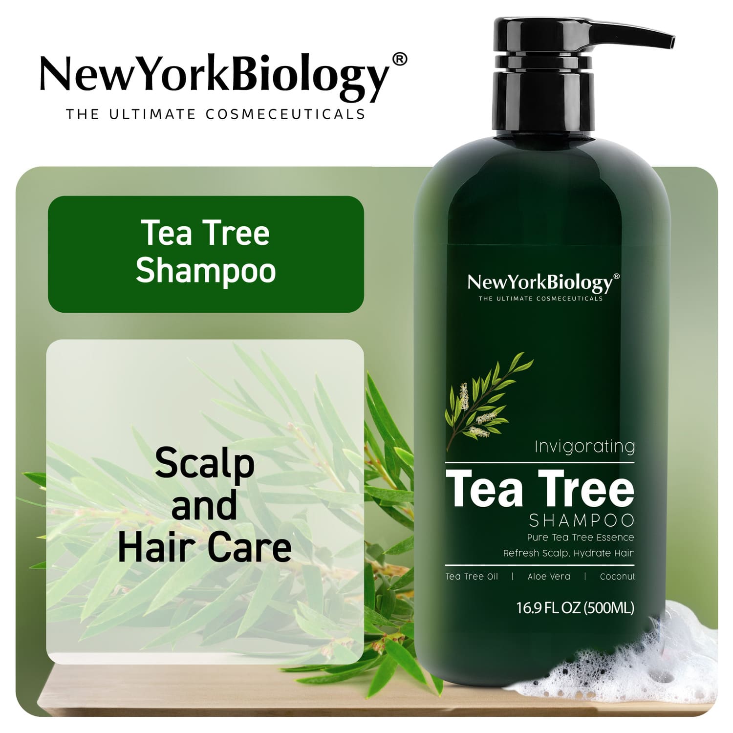 Tea Tree Shampoo Set (2 Pack)