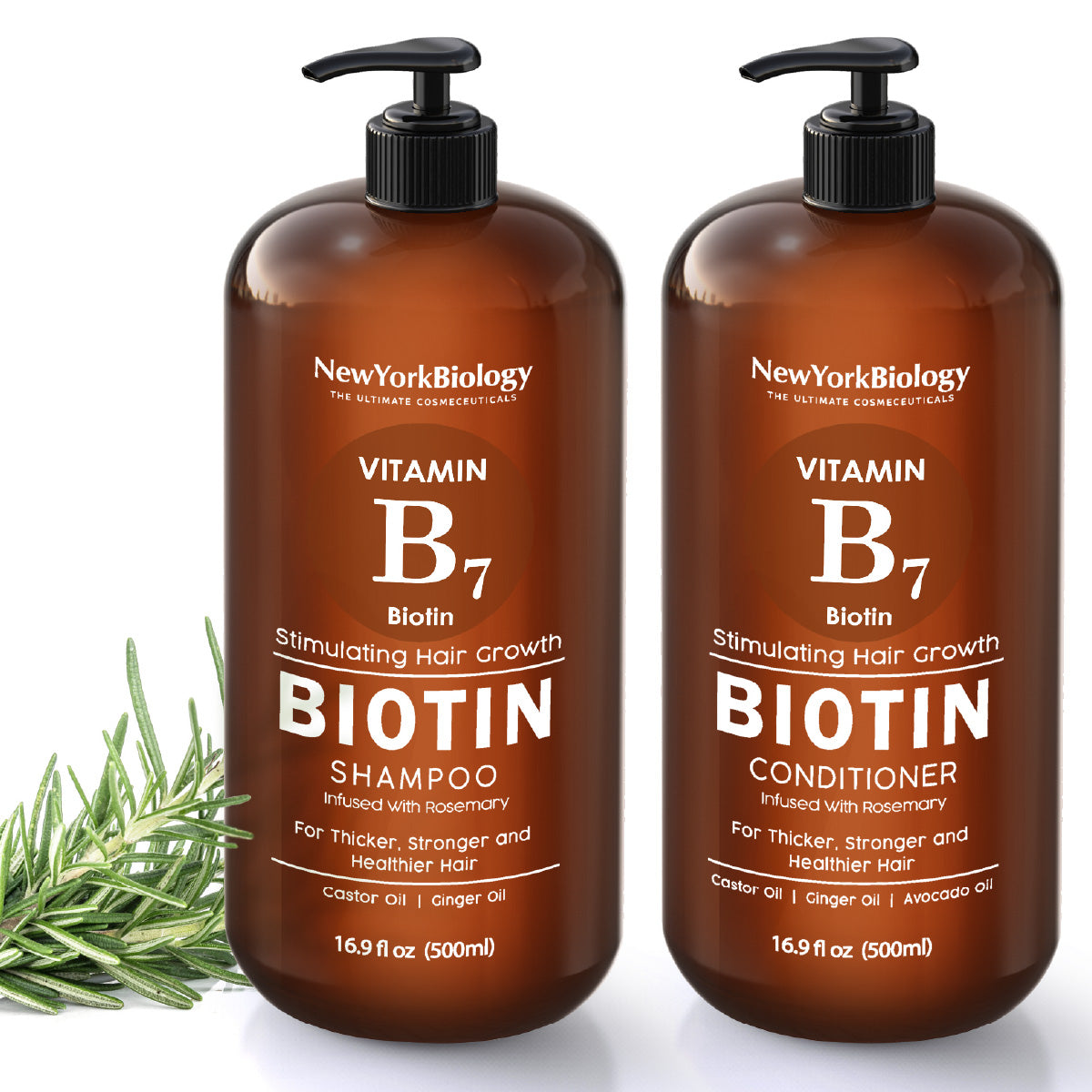 Biotin Shampoo and Conditioner Set 16 oz