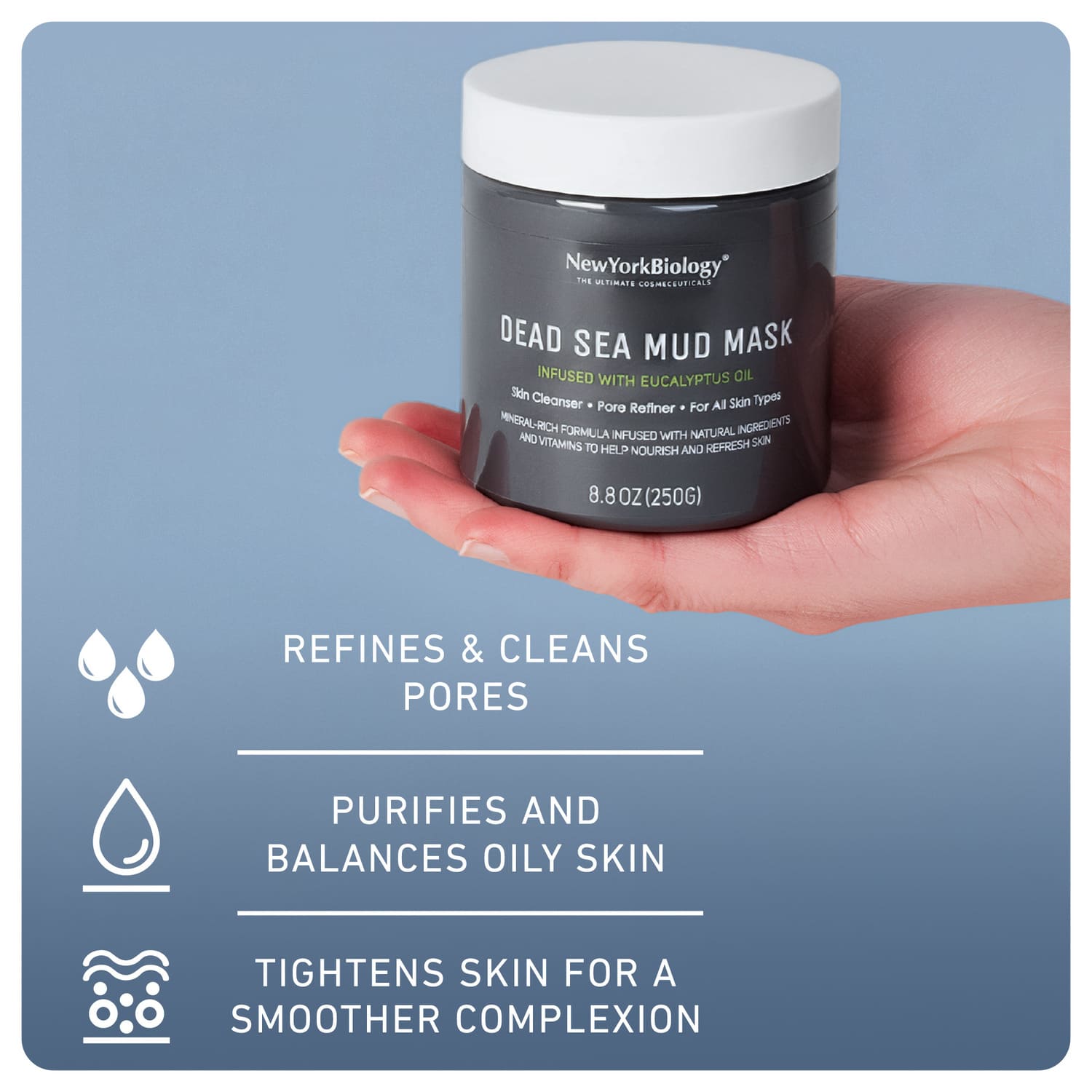 Dead Sea Mud Mask with Eucalyptus