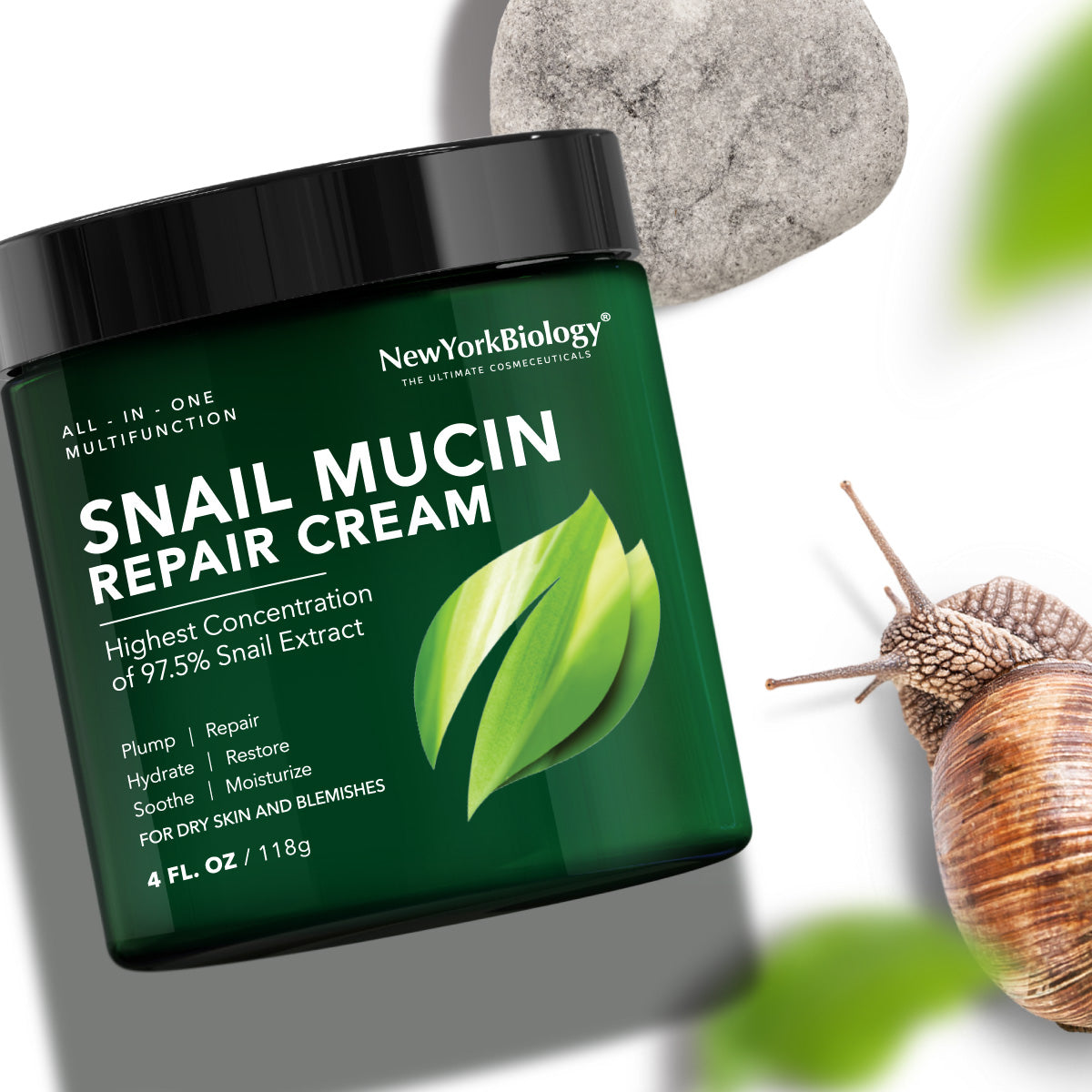 Snail Mucin Moisturizer Face Cream 4 Fl. oz