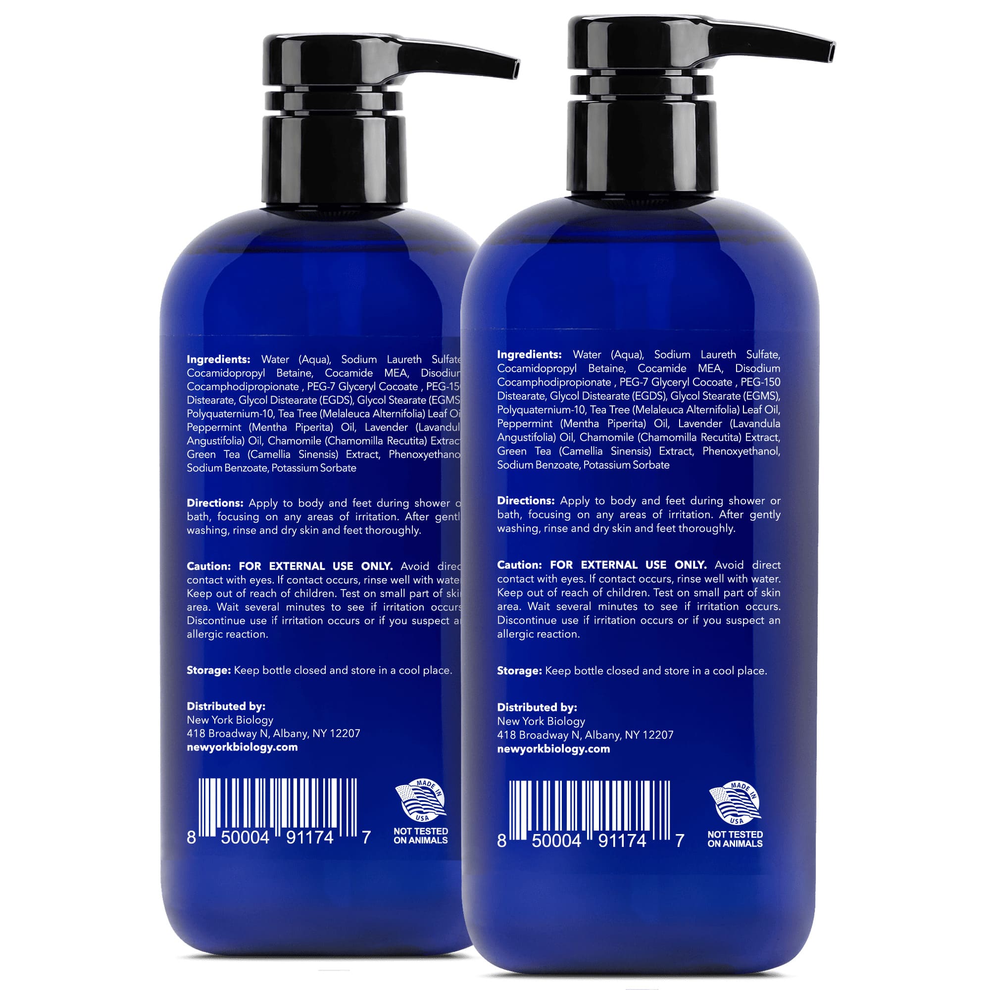 Tea Tree Mint Body Wash (Pack of 2)