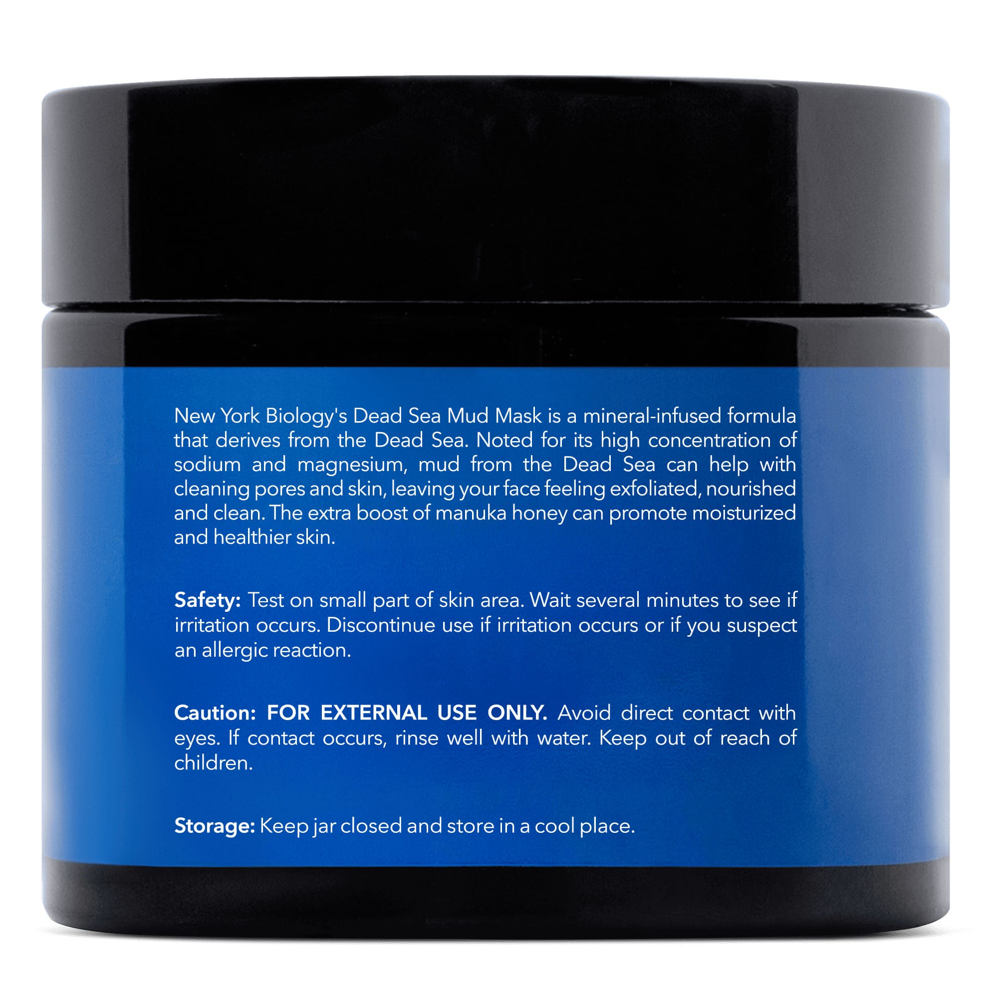 Dead Sea Mud Mask with Manuka Honey for Hydration | New York Biology