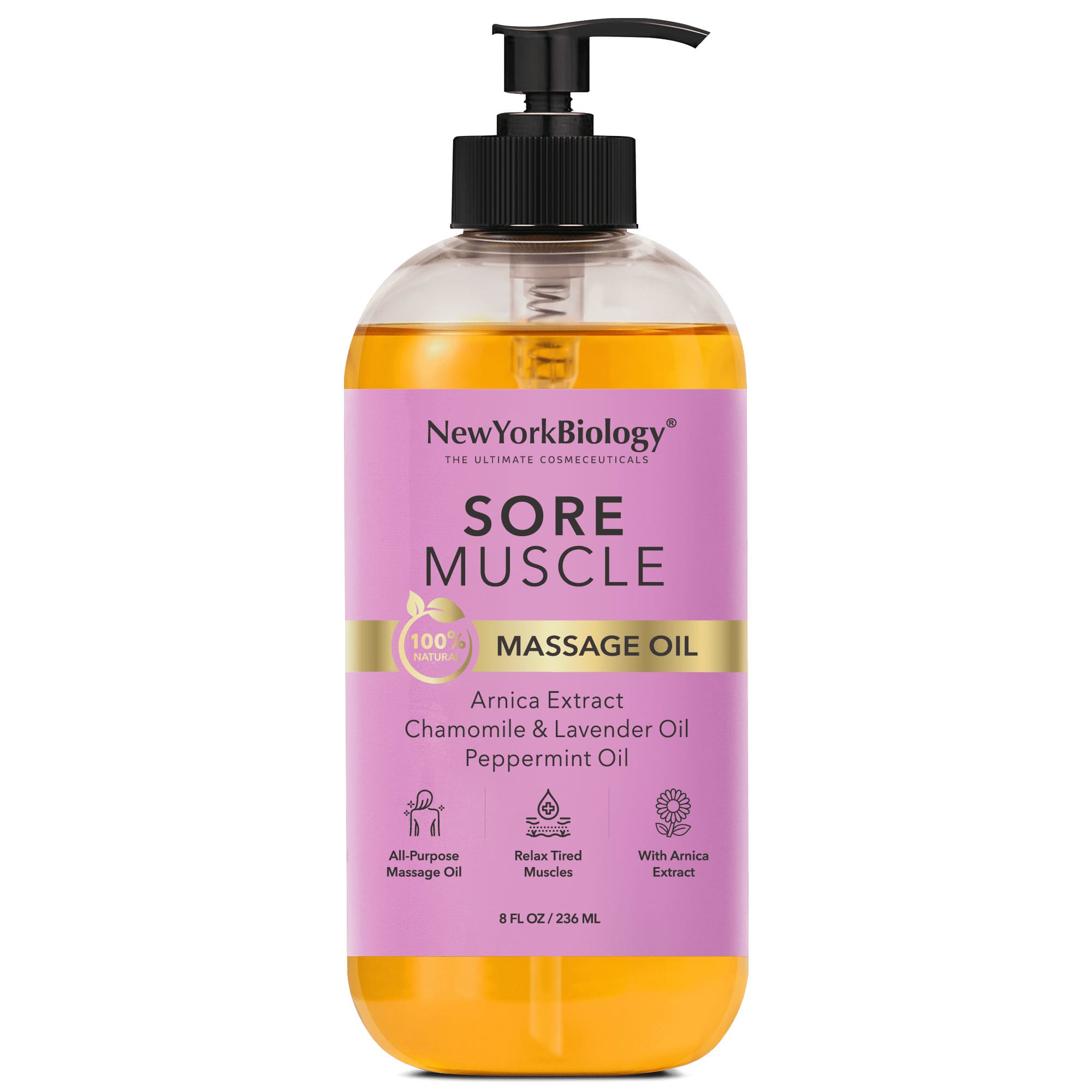 Sore Muscle Massage Oil