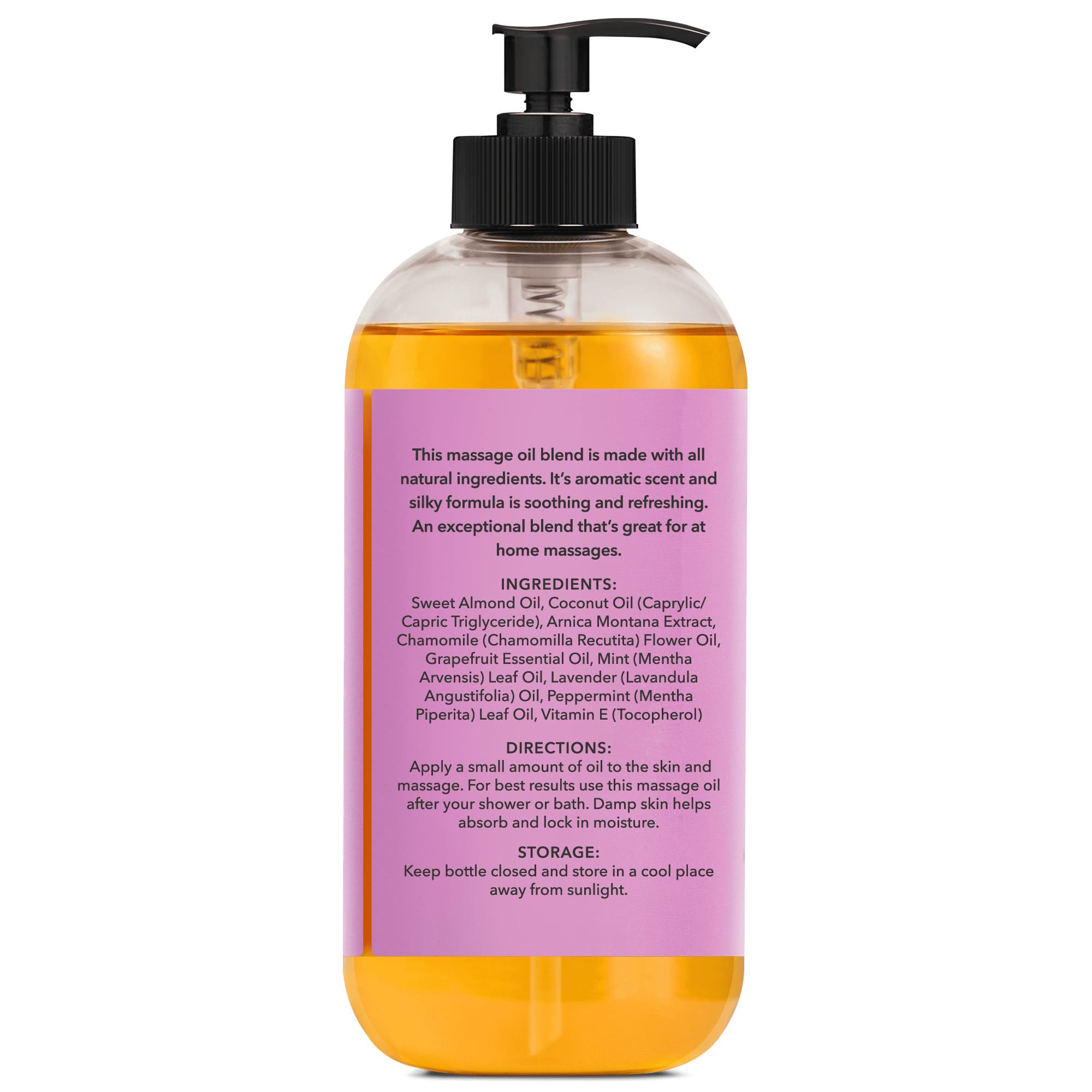 Sore Muscle Massage Oil