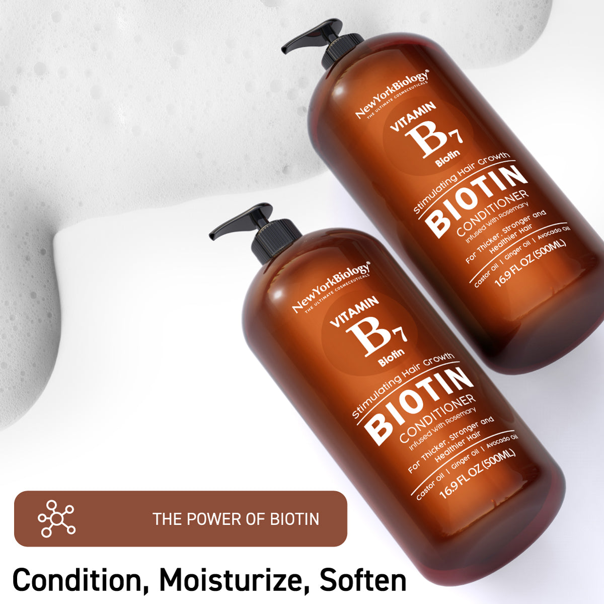 Biotin Conditioner for Hair Growth and Thinning Hair 16 oz