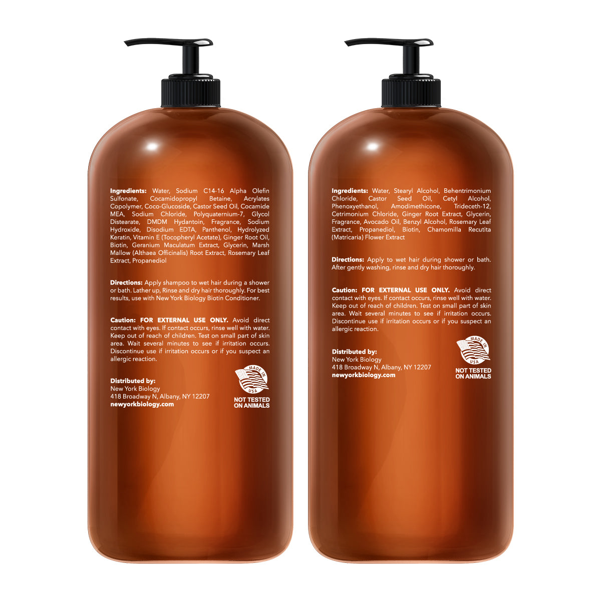 Biotin Shampoo and Conditioner Set 16 oz