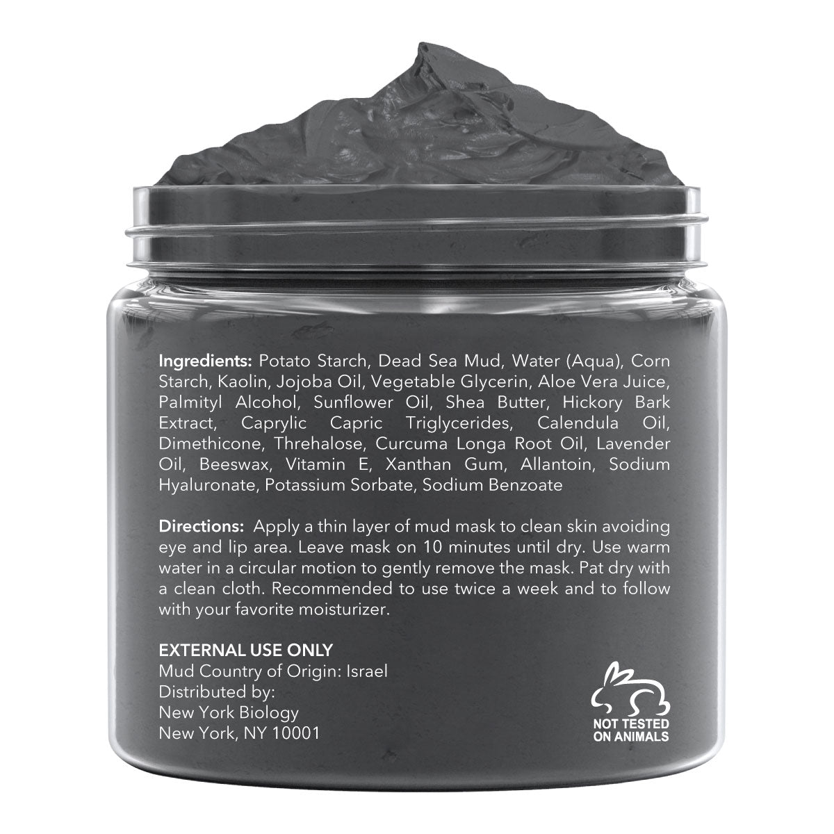 Dead Sea Mud Mask Infused with Lavender - 8.8 oz