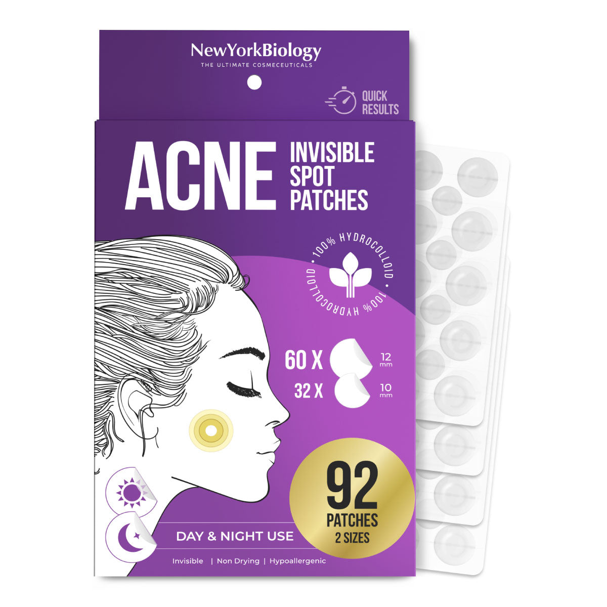 Invisible Pimple Patches to cover Pimples, Zits, Acne and Blemishes on Face and Skin