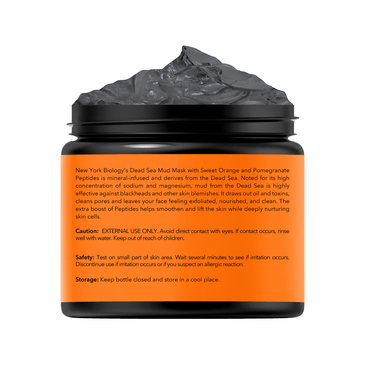 Dead Sea Mud Mask infused with Peptides - 4 oz