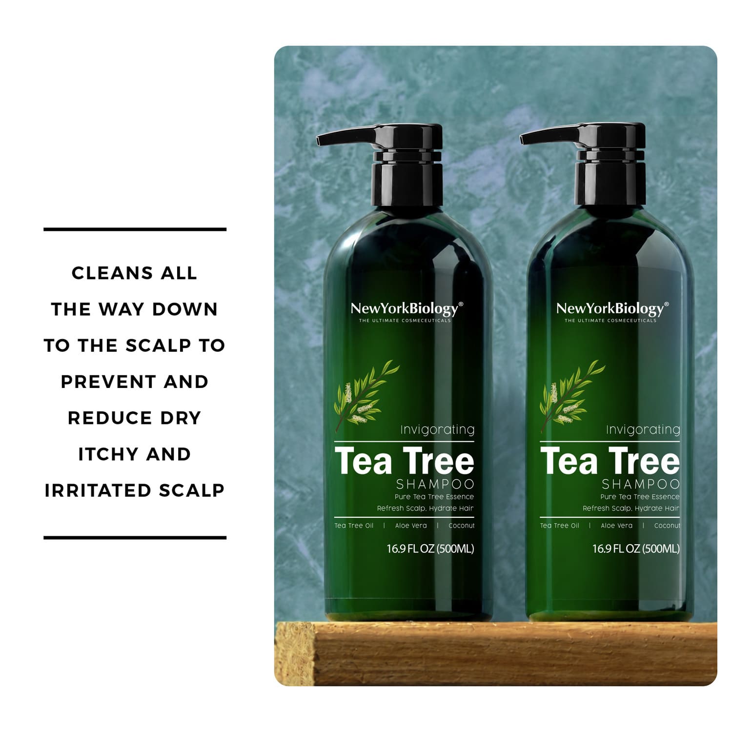 Tea Tree Shampoo Set (2 Pack)