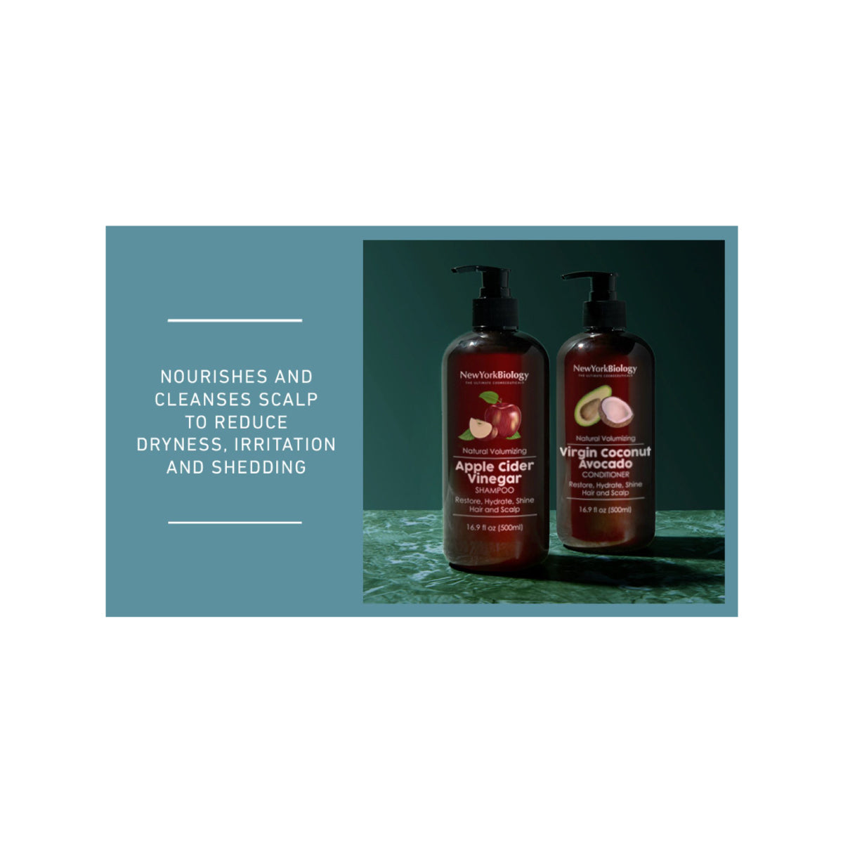 Virgin Coconut and Avocado Oil Conditioner - Helps Restore Shine, Hair Gloss - 16.9 fl Oz