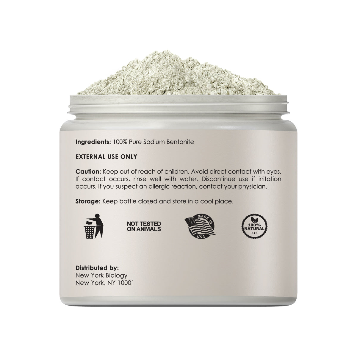 Bentonite Clay Powder 1.25 lb
