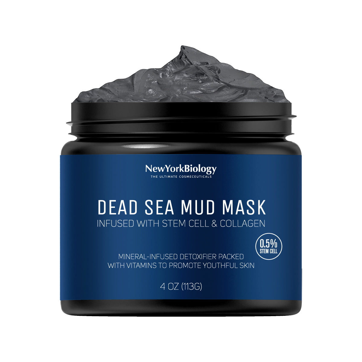 Dead Sea Mud Mask with Stem Cell and Collagen - 4 oz