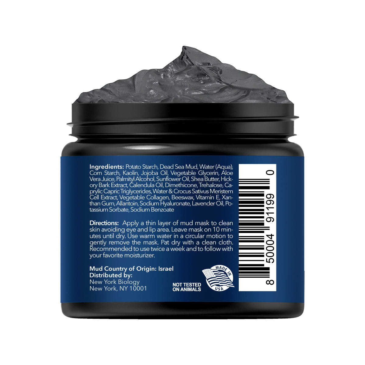 Dead Sea Mud Mask with Stem Cell and Collagen - 4 oz