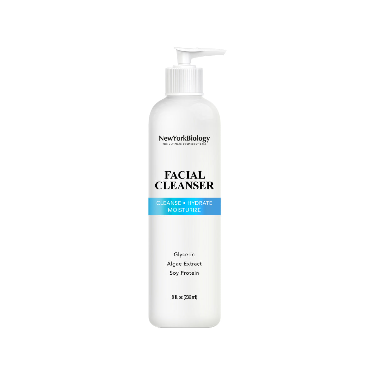 Face Wash with Hyaluronic Acid  - Acne Face Cleanser - 8 Fl Oz