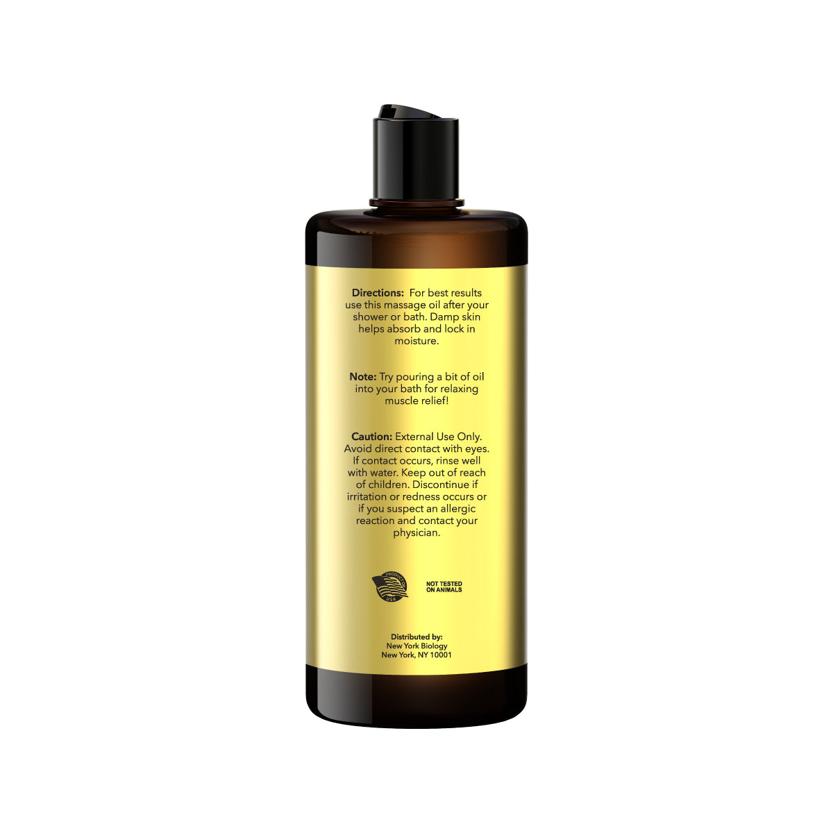 Ylang Ylang Massage Oil 16 Fl. Oz - Made with 100% Natural Oils